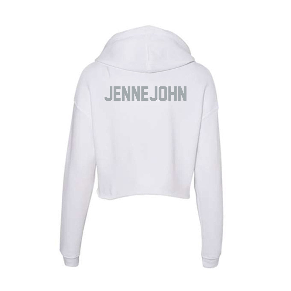 Ohio State - NCAA Women's Gymnastics : Lillian Jennejohn - Women's Crop Fleece Hoodie-1