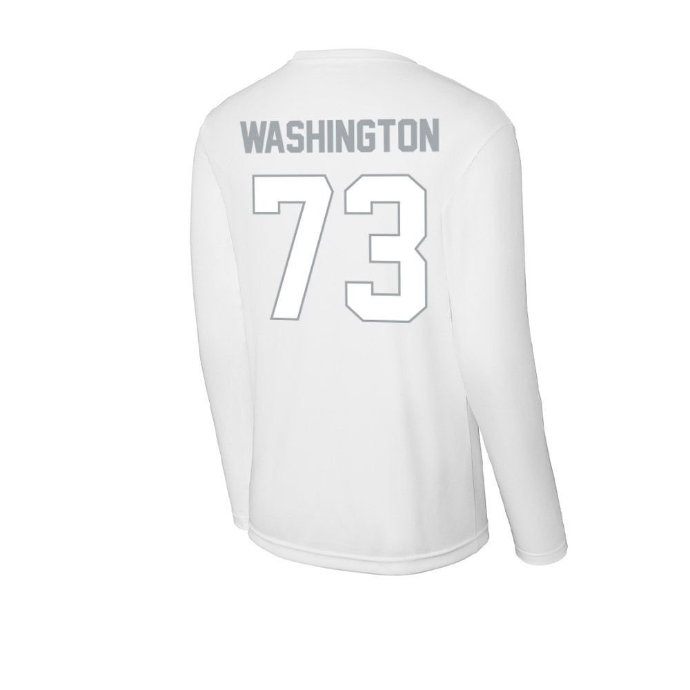 Ohio State - NCAA Football : Vasean Washington - Activewear Long Sleeve T-Shirt-1