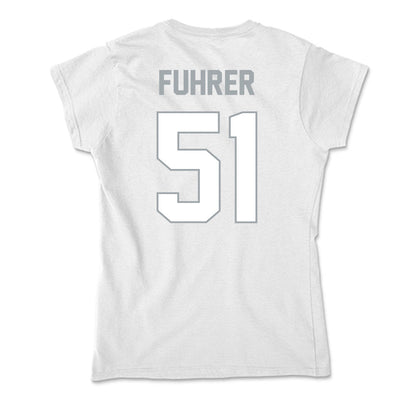 Ohio State - NCAA Baseball : Connor Fuhrer - Soft Style Women’s T-Shirt-1