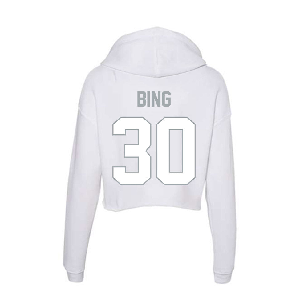 Ohio State - NCAA Football : Khmari Bing - Women's Crop Fleece Hoodie-1