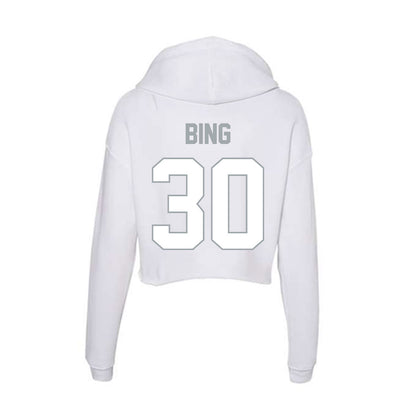 Ohio State - NCAA Football : Khmari Bing - Women's Crop Fleece Hoodie-1