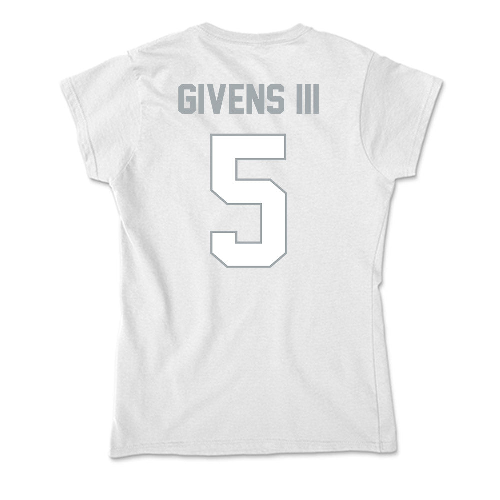 Ohio State - NCAA Men's Basketball : Curtis Givens III - Soft Style Women’s T-Shirt-1