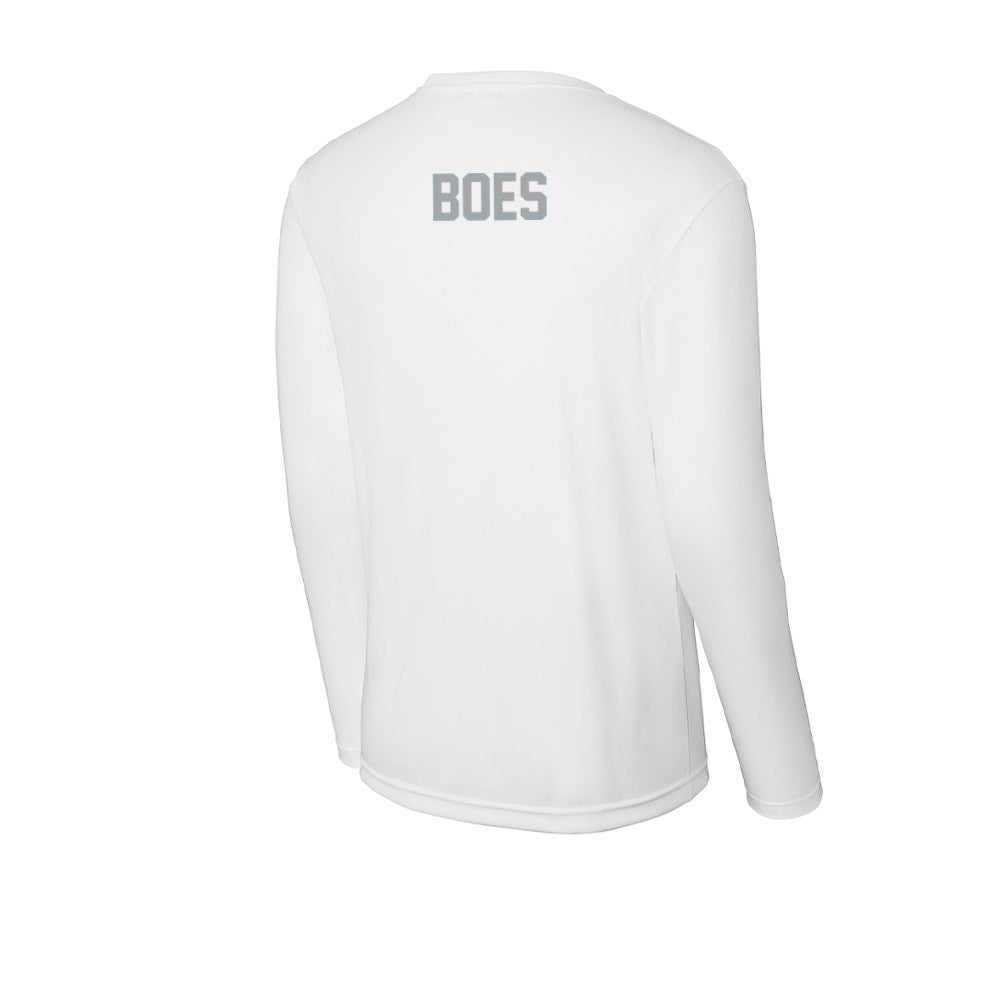 Ohio State - NCAA Women's Rowing : Amelia Boes - Activewear Long Sleeve T-Shirt-1