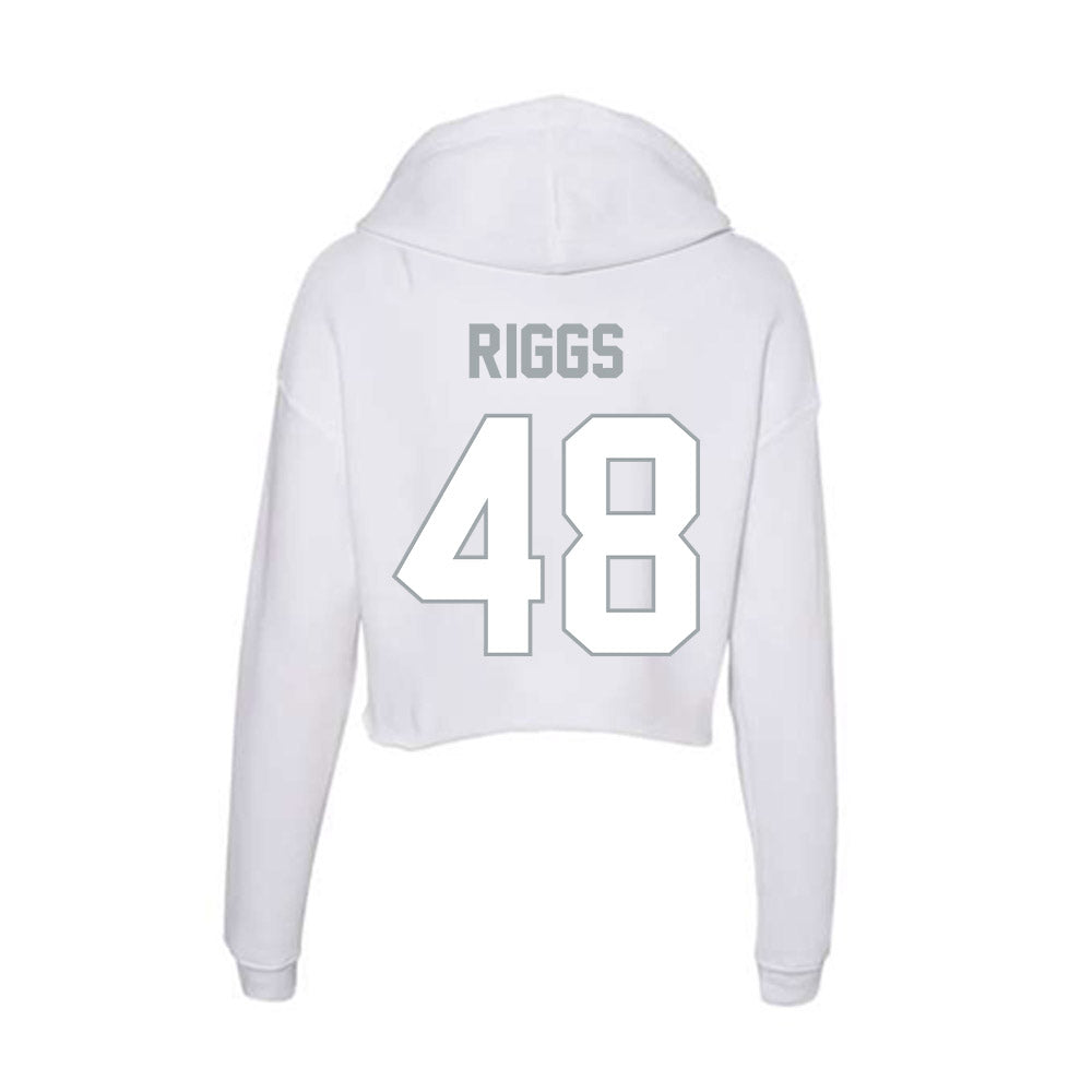 Ohio State - NCAA Football : Dalton Riggs - Women's Crop Fleece Hoodie-1