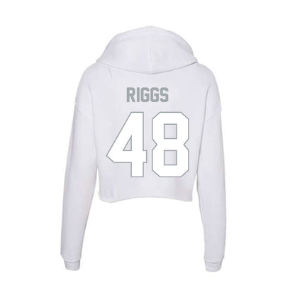 Ohio State - NCAA Football : Dalton Riggs - Women's Crop Fleece Hoodie-1