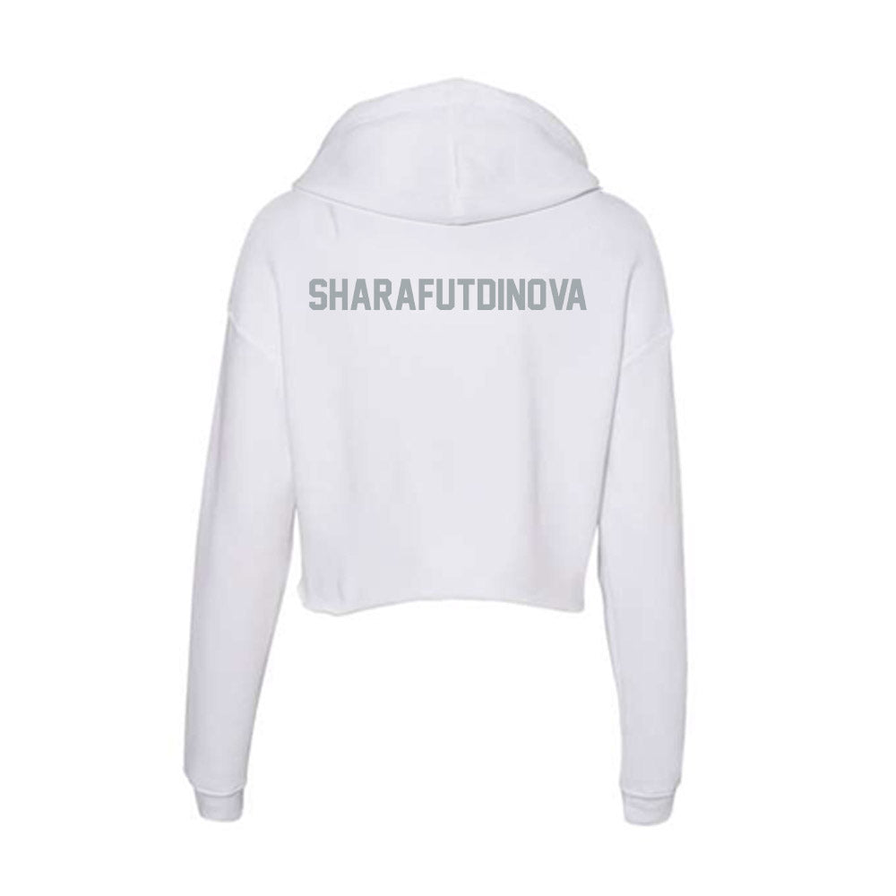 Ohio State - NCAA Women's Swimming & Diving : Nika Sharafutdinova - Women's Crop Fleece Hoodie-1