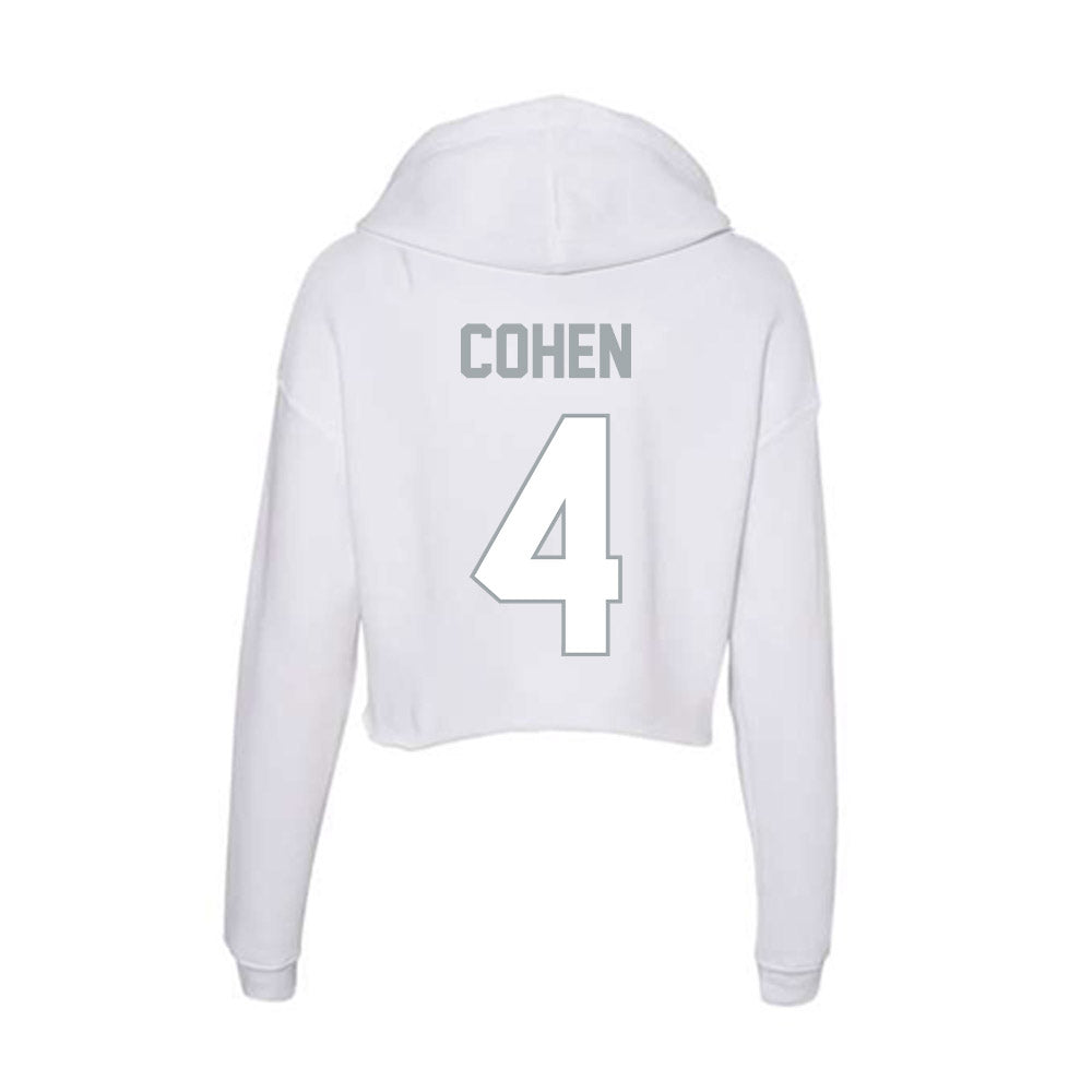Ohio State - NCAA Men's Lacrosse : Jake Cohen - Women's Crop Fleece Hoodie-1