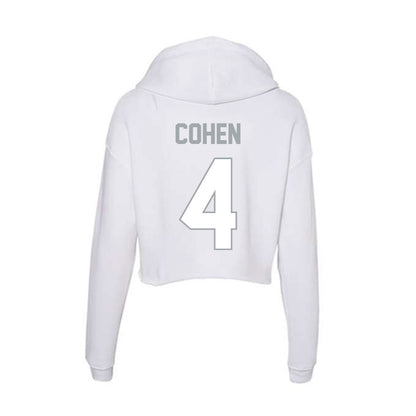 Ohio State - NCAA Men's Lacrosse : Jake Cohen - Women's Crop Fleece Hoodie-1
