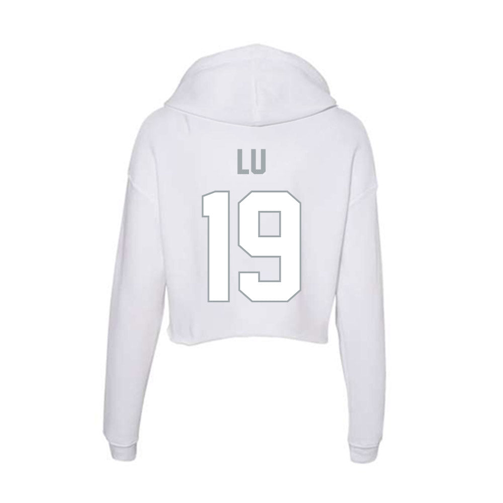 Ohio State - NCAA Women's Soccer : Andrea Lu - Women's Crop Fleece Hoodie-1