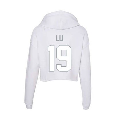Ohio State - NCAA Women's Soccer : Andrea Lu - Women's Crop Fleece Hoodie-1