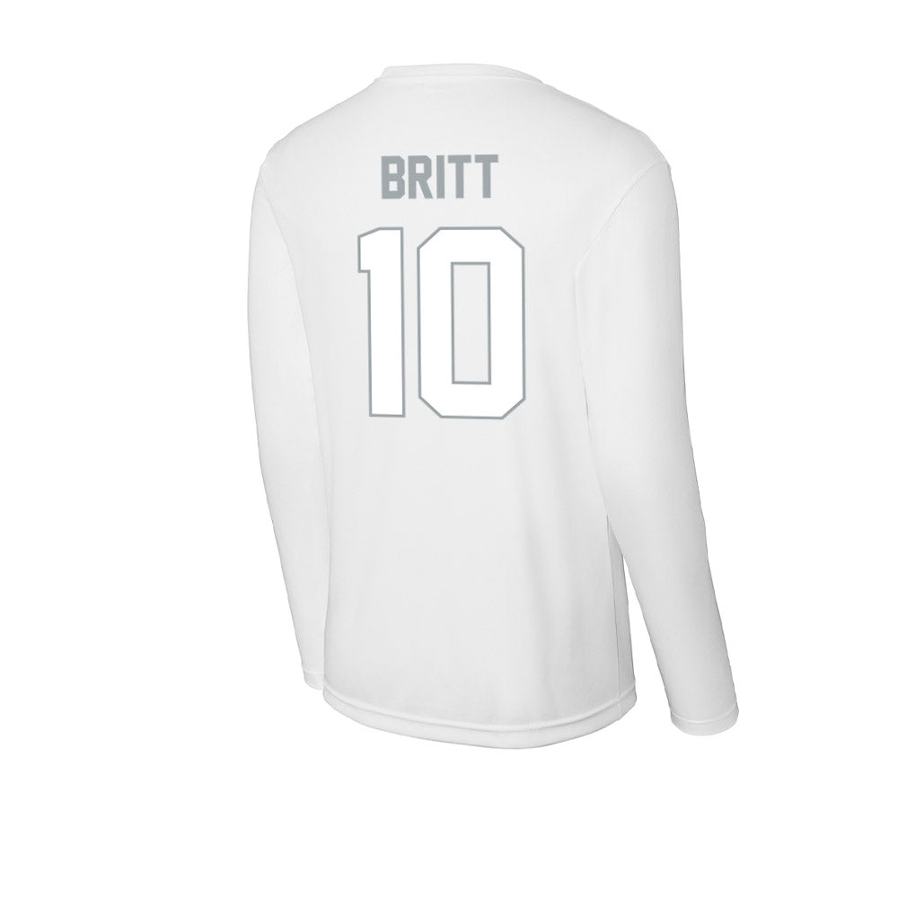 Ohio State - NCAA Women's Soccer : Elle Britt - Activewear Long Sleeve T-Shirt-1
