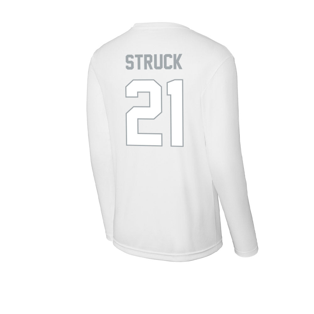 Ohio State - NCAA Men's Lacrosse : Jake Struck - Activewear Long Sleeve T-Shirt-1