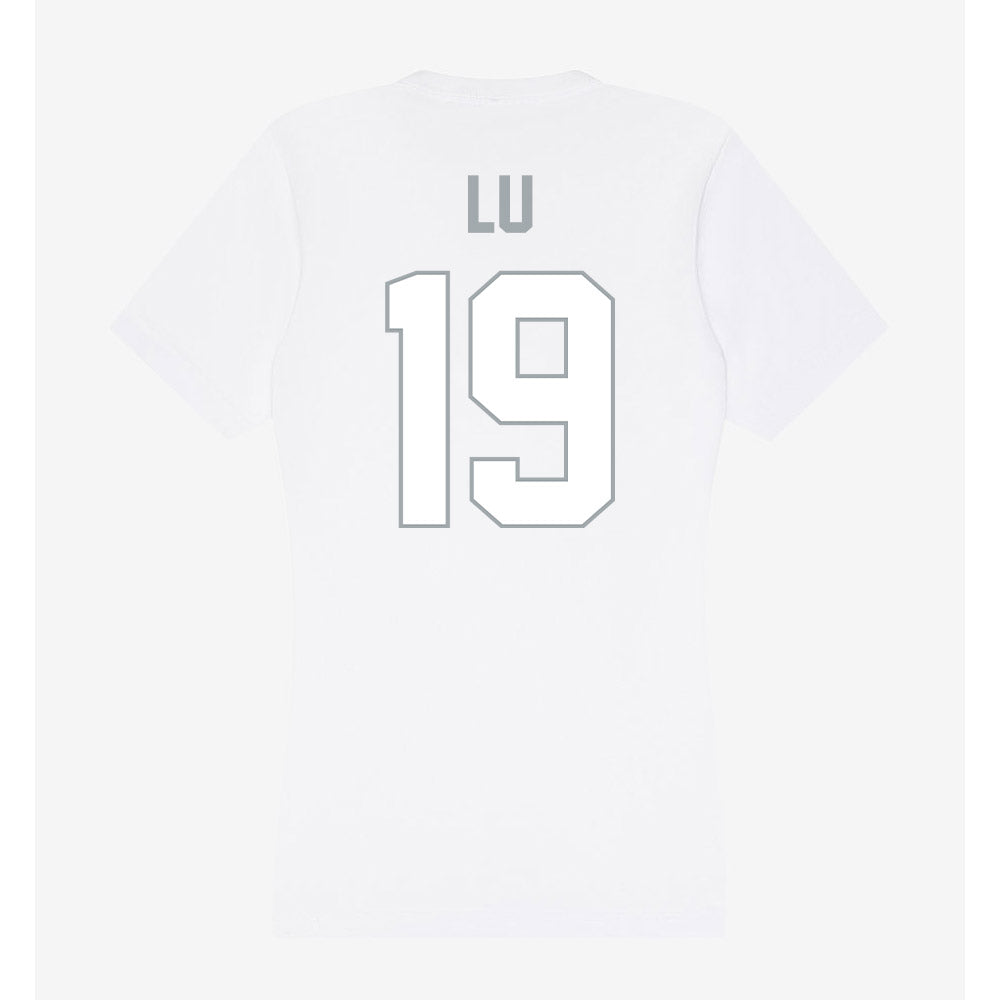 Ohio State - NCAA Women's Soccer : Andrea Lu - Women's V-Neck T-Shirt-1