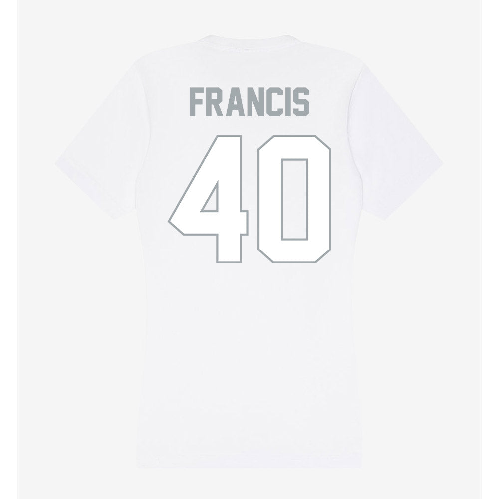 Ohio State - NCAA Women's Lacrosse : Emmalynn Francis - Women's V-Neck T-Shirt-1