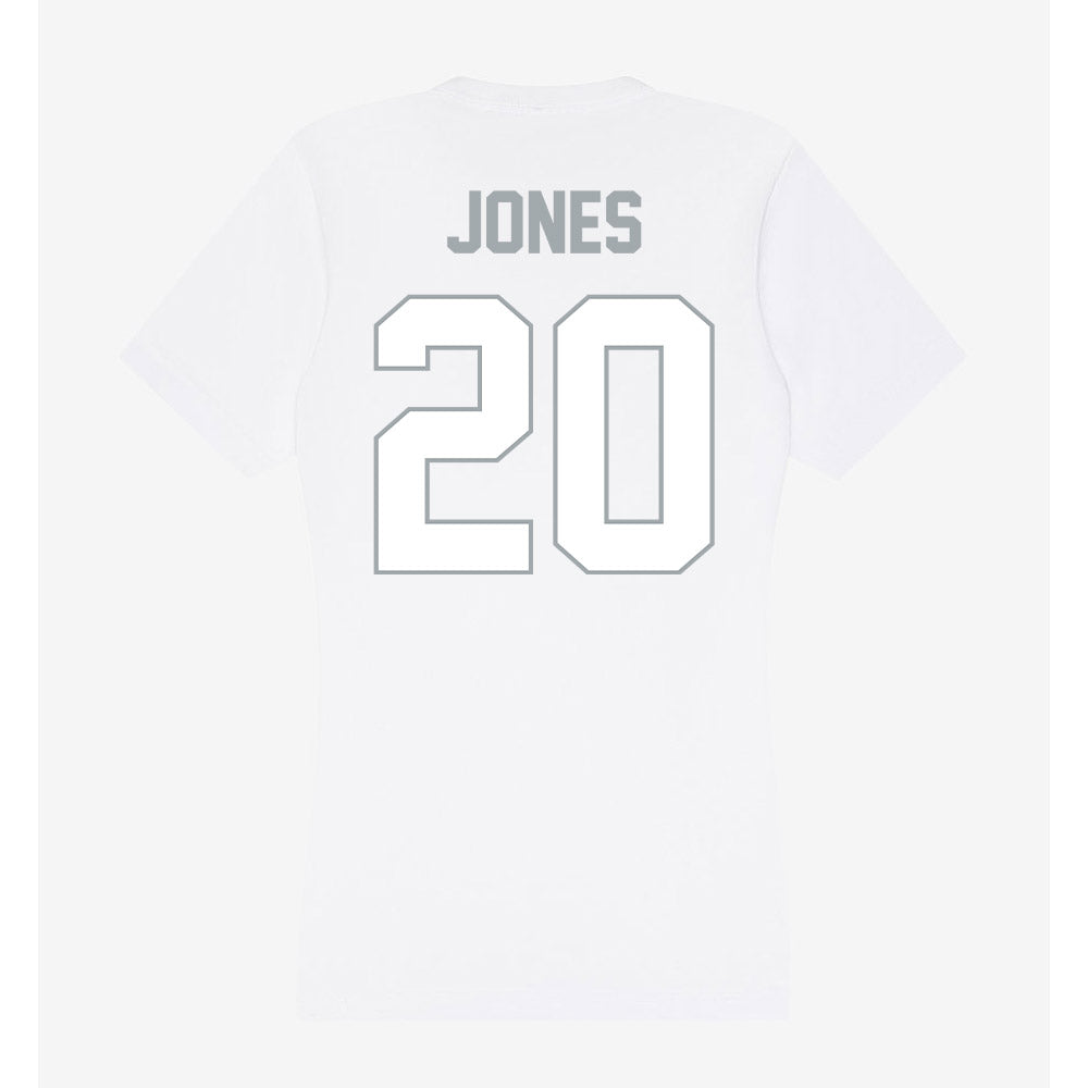 Ohio State - NCAA Women's Volleyball : Hannah Jones - Women's V-Neck T-Shirt-1