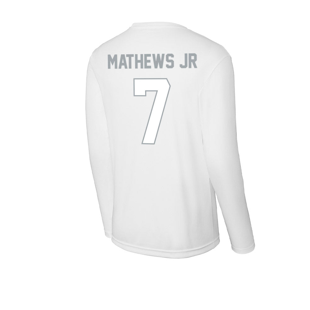 Ohio State - NCAA Football : Jermaine Mathews Jr - Activewear Long Sleeve T-Shirt-1