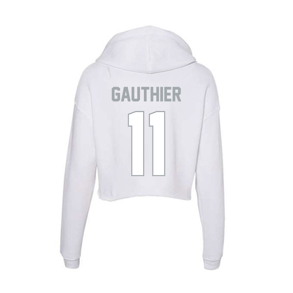 Ohio State - NCAA Women's Volleyball : Navea Gauthier - Women's Crop Fleece Hoodie-1