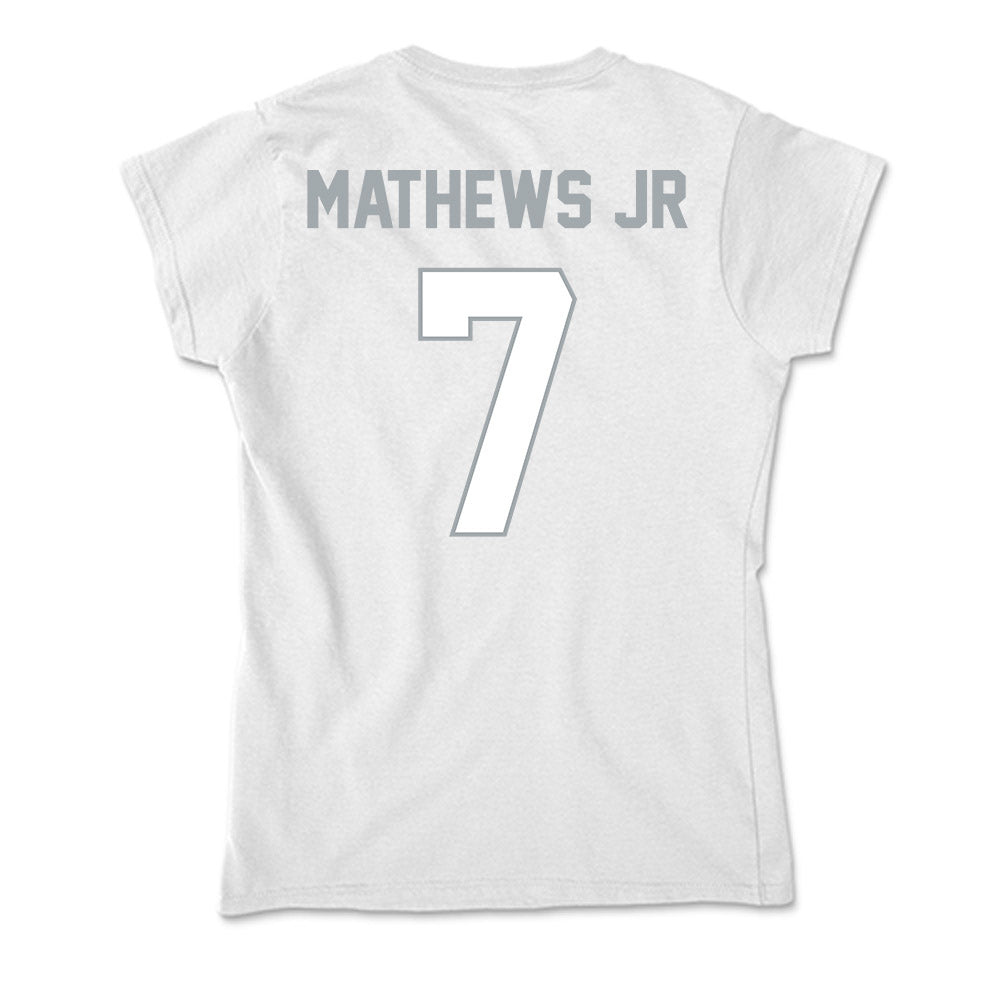 Ohio State - NCAA Football : Jermaine Mathews Jr - Soft Style Women’s T-Shirt-1