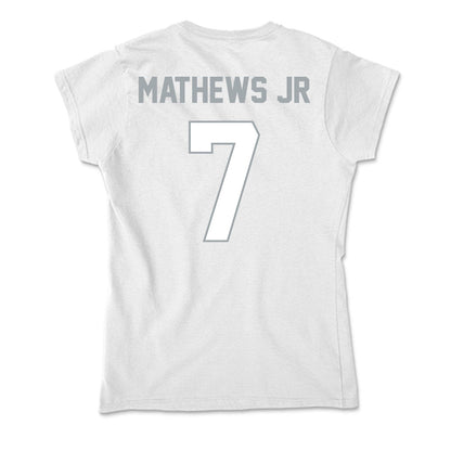 Ohio State - NCAA Football : Jermaine Mathews Jr - Soft Style Women’s T-Shirt-1