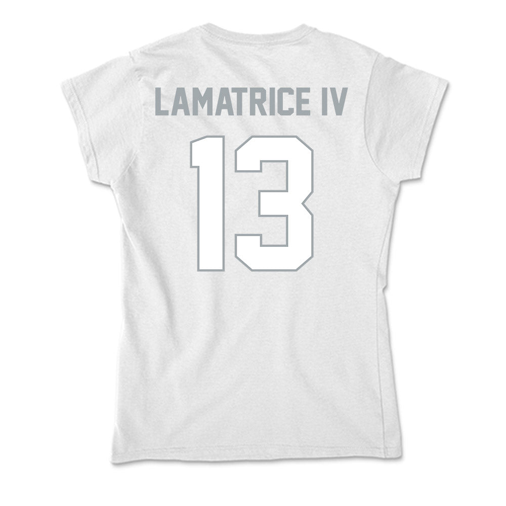 Ohio State - NCAA Men's Lacrosse : Angelo Lamatrice IV - Soft Style Women’s T-Shirt-1