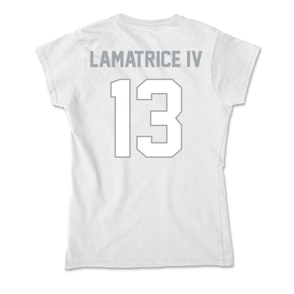 Ohio State - NCAA Men's Lacrosse : Angelo Lamatrice IV - Soft Style Women’s T-Shirt-1
