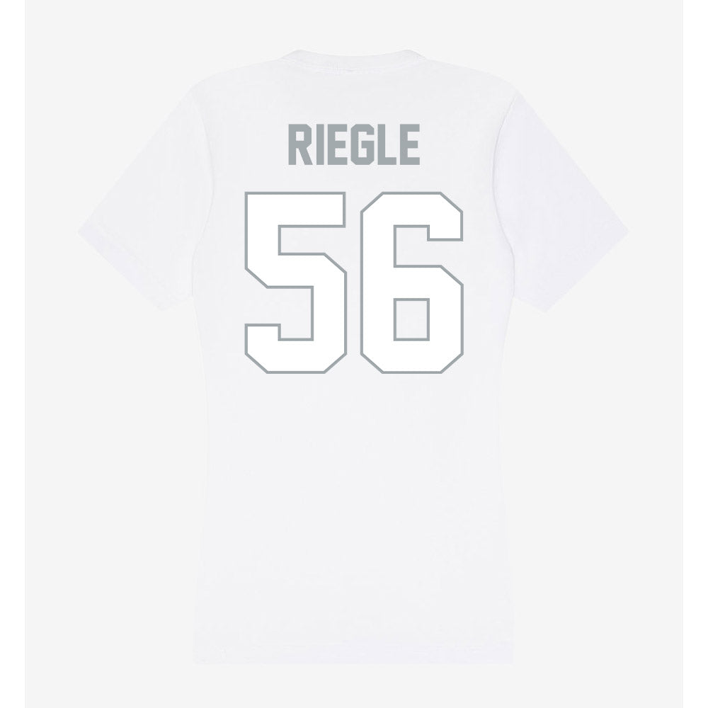 Ohio State - NCAA Football : Nate Riegle - Women's V-Neck T-Shirt-1
