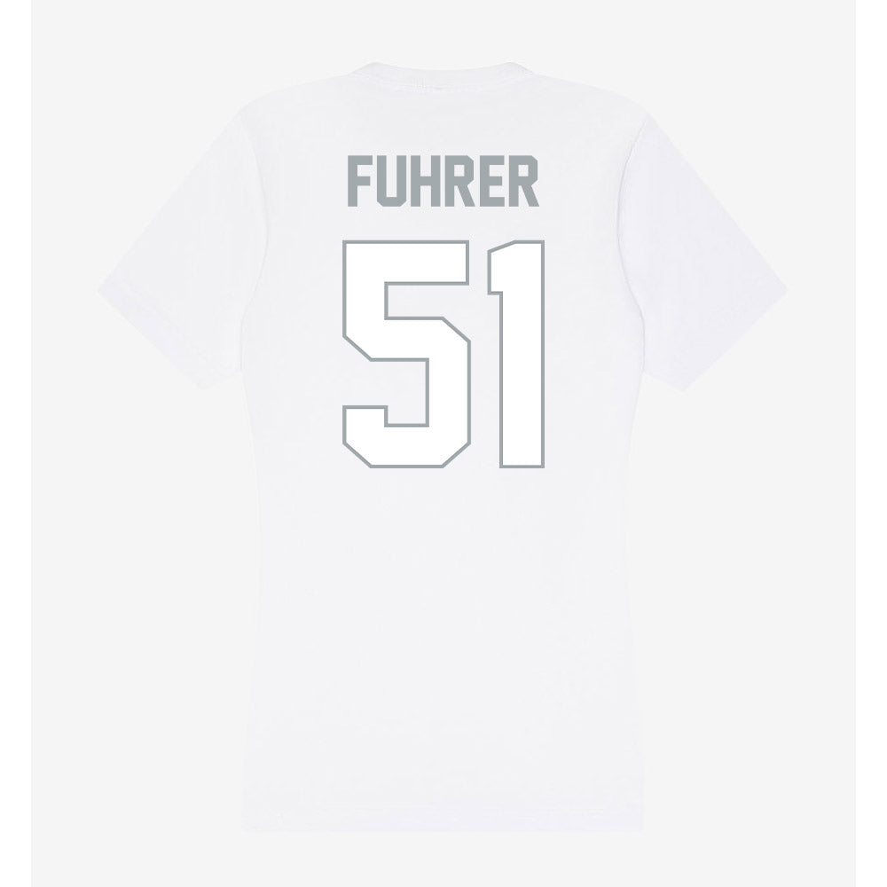 Ohio State - NCAA Baseball : Connor Fuhrer - Women's V-Neck T-Shirt-1