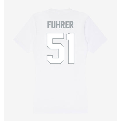 Ohio State - NCAA Baseball : Connor Fuhrer - Women's V-Neck T-Shirt-1