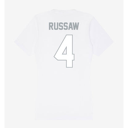 Ohio State - NCAA Football : Qua Russaw - Women's V-Neck T-Shirt-1