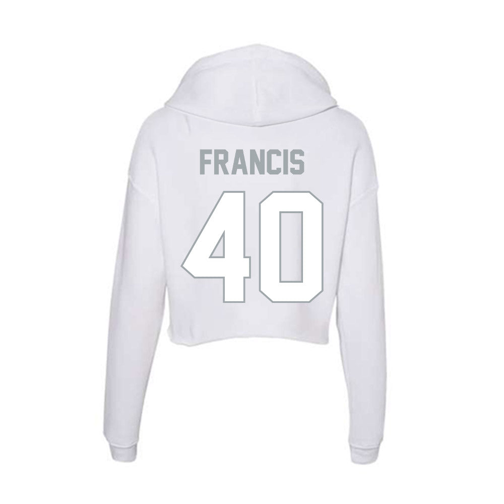 Ohio State - NCAA Women's Lacrosse : Emmalynn Francis - Women's Crop Fleece Hoodie-1