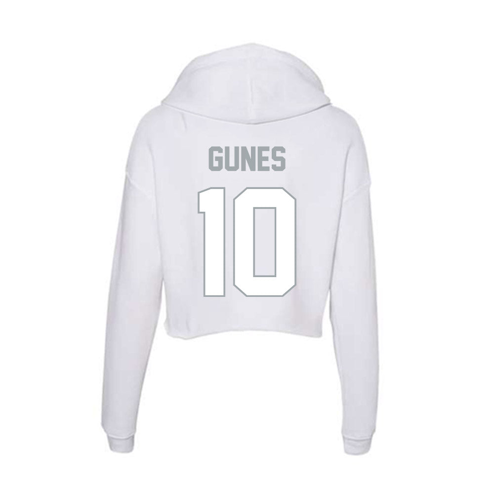 Ohio State - NCAA Women's Volleyball : Mina Gunes - Women's Crop Fleece Hoodie-1