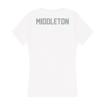 Ohio State - NCAA Men's Track & Field : Michael Middleton - Classic Shersey Women's V-Neck T-Shirt-1