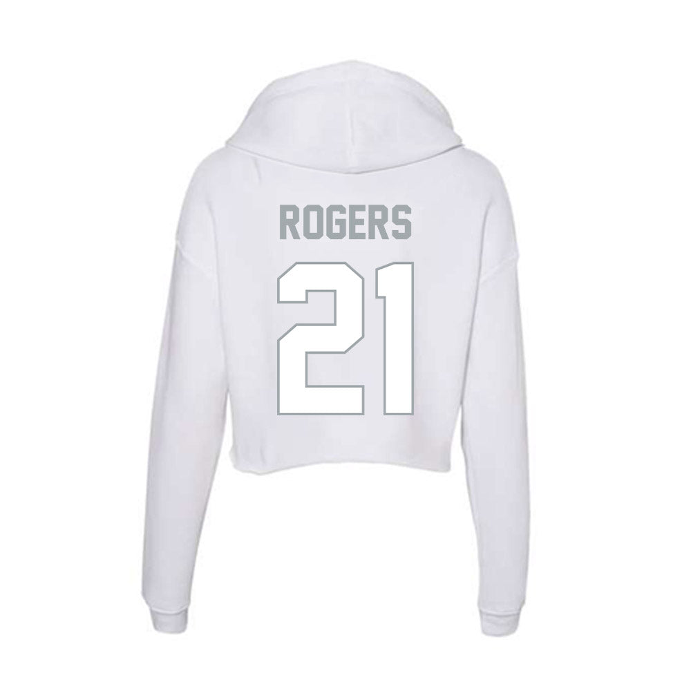 Ohio State - NCAA Football : Anthony Rogers - Women's Crop Fleece Hooded Sweatshirt-1