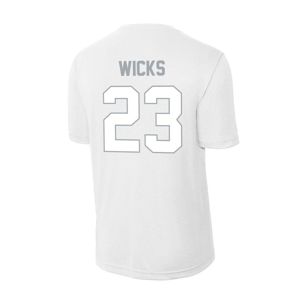 Ohio State - NCAA Women's Ice Hockey : Leah Wicks - Activewear T-Shirt-1