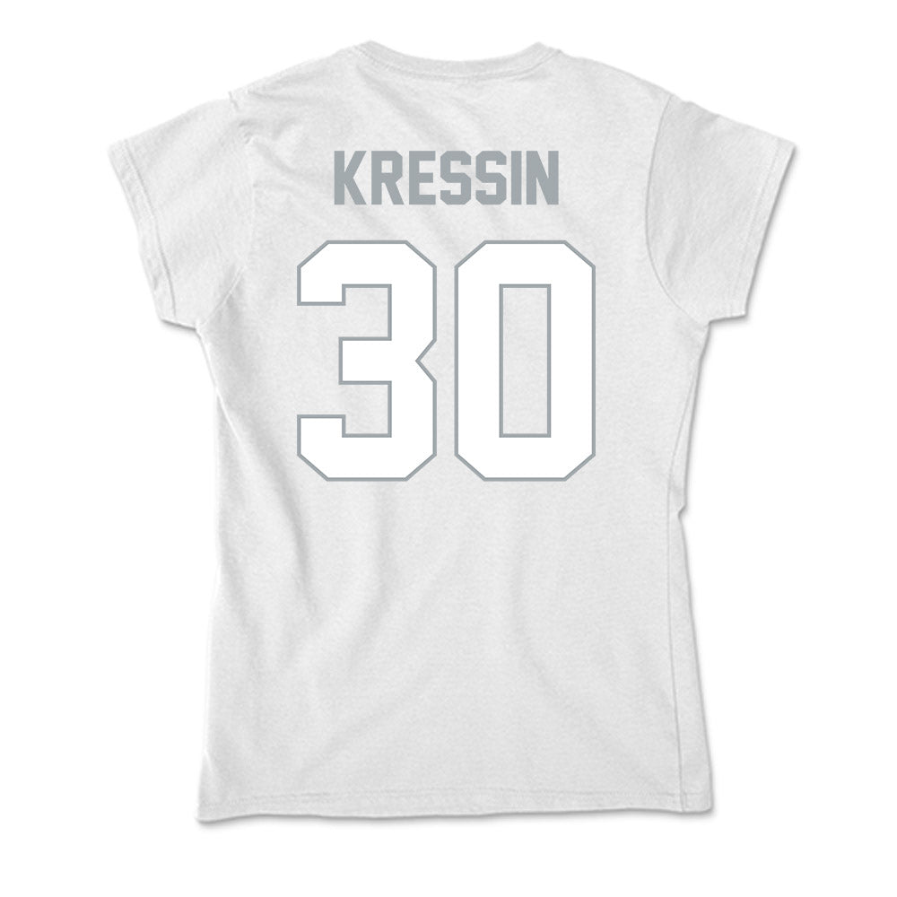 Ohio State - NCAA Women's Ice Hockey : Taylor Kressin - Soft Style Women’s T-Shirt-1