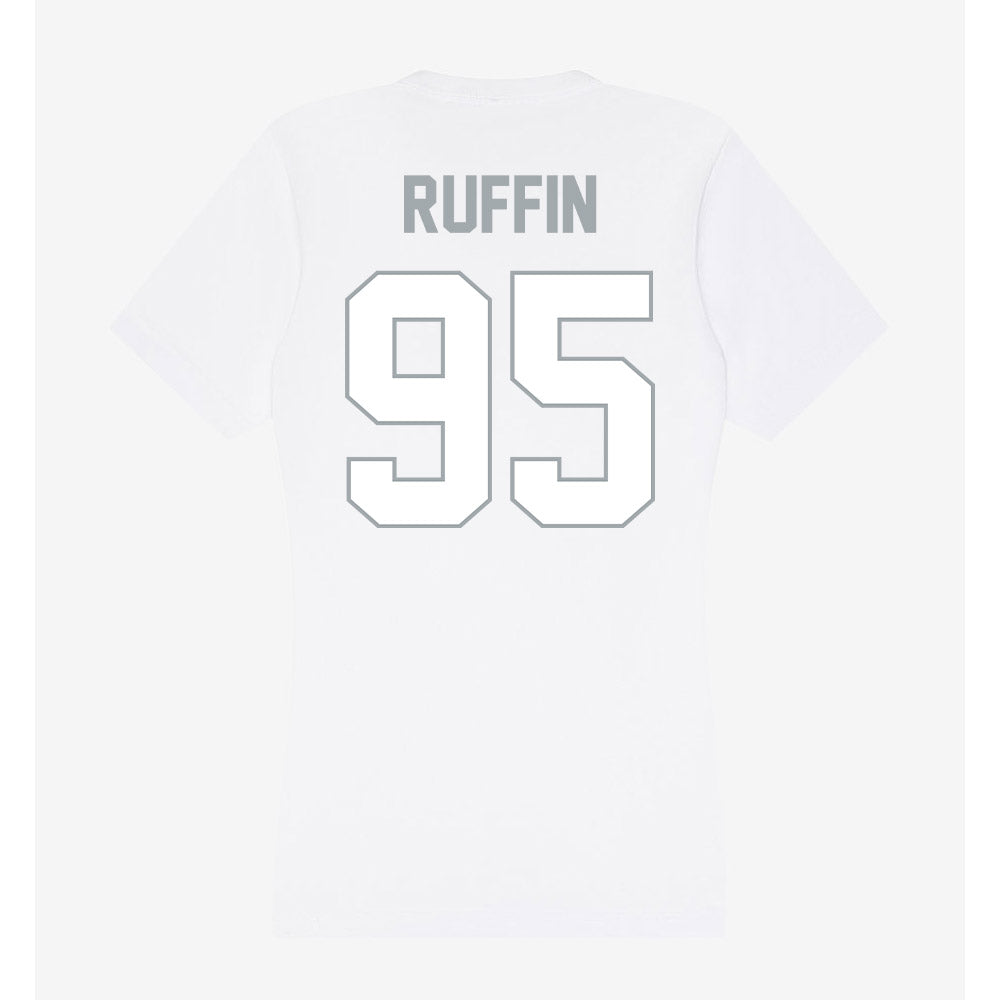 Ohio State - NCAA Football : Emanuel Ruffin - Women's V-Neck T-Shirt-1