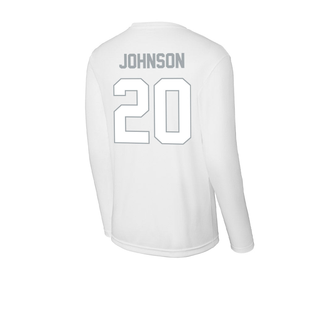 Ohio State - NCAA Football : Cincere Johnson - Activewear Long Sleeve T-Shirt-1