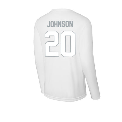 Ohio State - NCAA Football : Cincere Johnson - Activewear Long Sleeve T-Shirt-1
