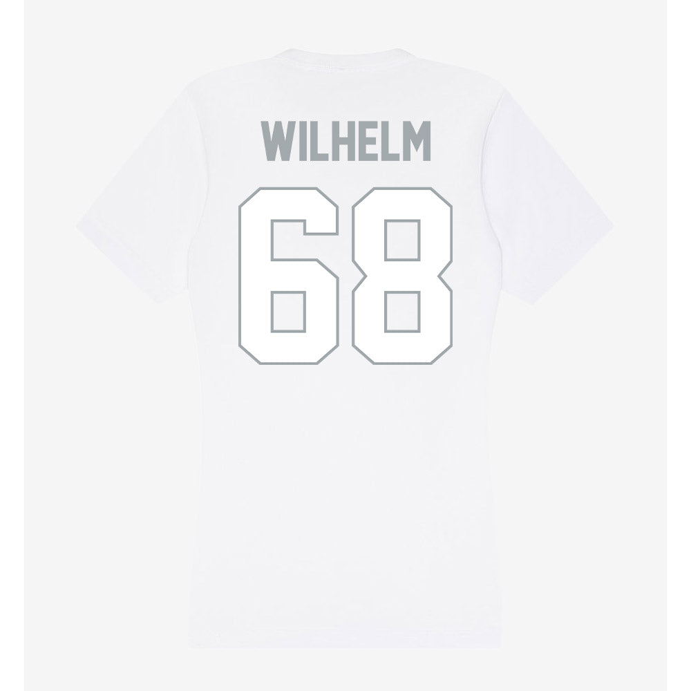 Ohio State - NCAA Football : Mason Wilhelm - Women's V-Neck T-Shirt-1
