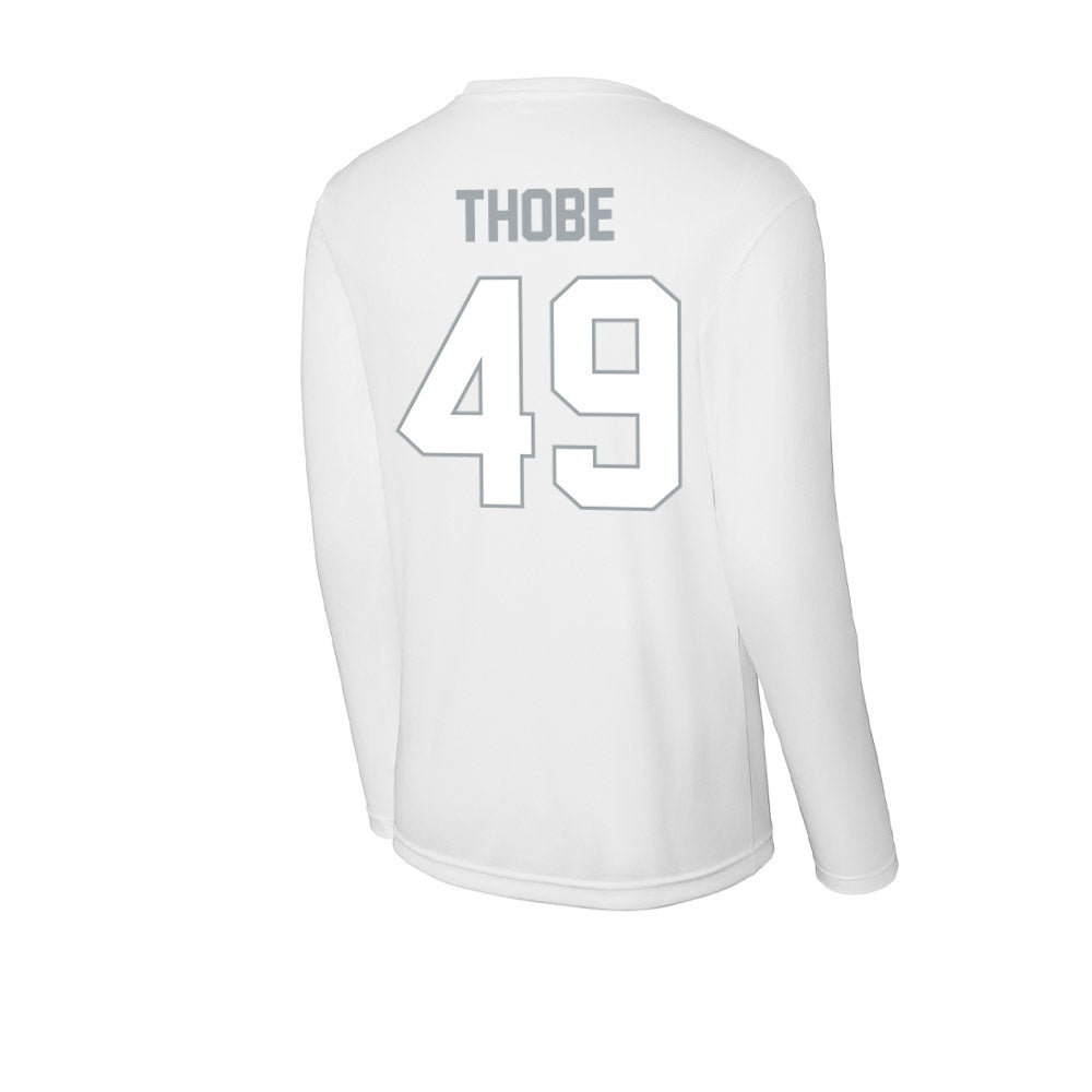 Ohio State - NCAA Football : Gavin Thobe - Activewear Long Sleeve T-Shirt-1
