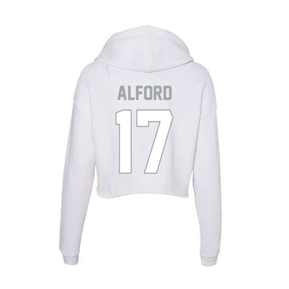 Ohio State - NCAA Football : Tarvos Alford - Classic Shersey Women's Crop Fleece Hoodie-1