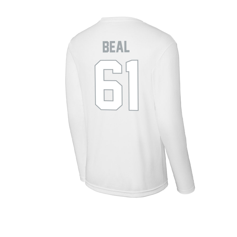 Ohio State - NCAA Football : Landon Beal - Activewear Long Sleeve T-Shirt-1