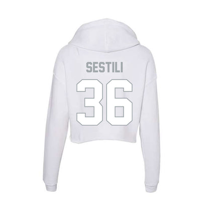 Ohio State - NCAA Men's Lacrosse : Brady Sestili - Women's Crop Fleece Hoodie-1