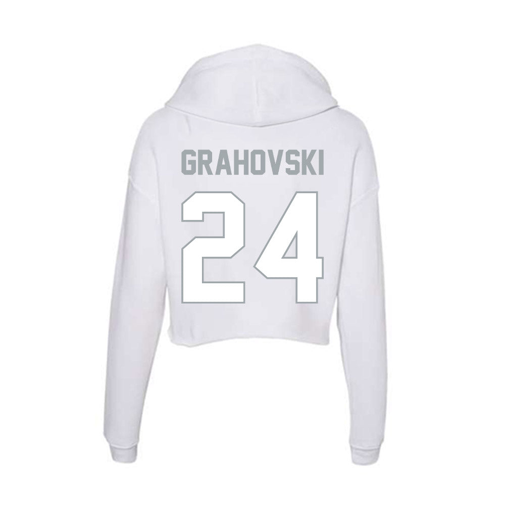 Ohio State - NCAA Men's Gymnastics : Kristian Grahovski - Classic Shersey Women's Crop Fleece Hoodie-1