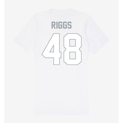 Ohio State - NCAA Football : Dalton Riggs - Women's V-Neck T-Shirt-1