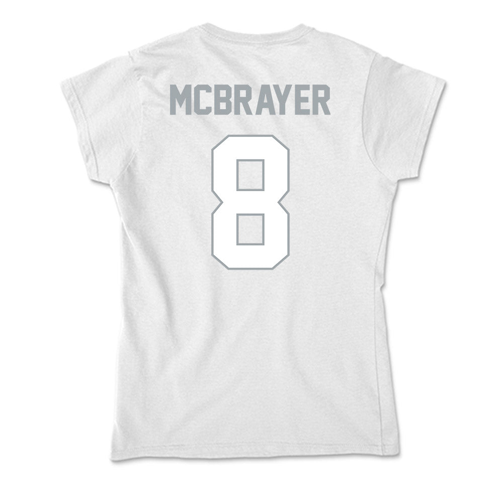 Ohio State - NCAA Men's Ice Hockey : Nathan McBrayer - Soft Style Women’s T-Shirt-1