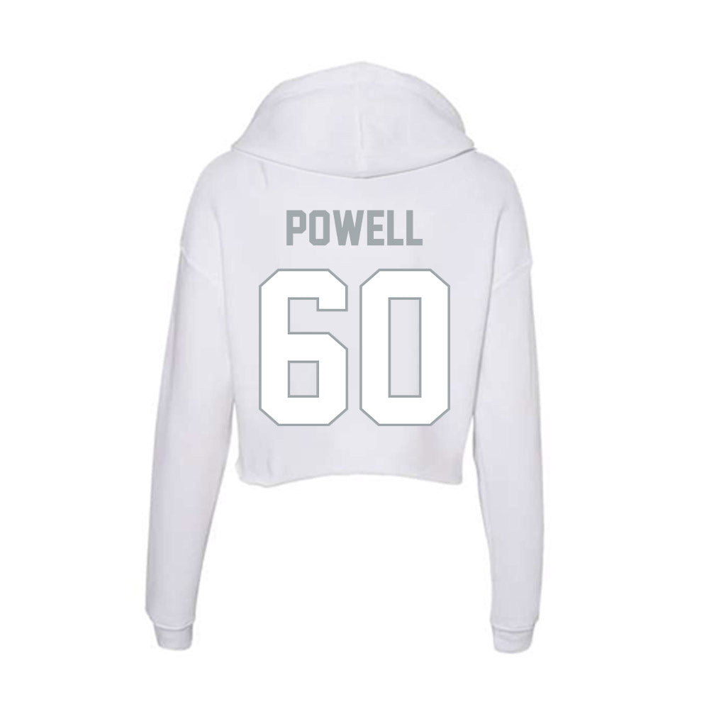 Ohio State - NCAA Football : Jaxon Powell - Women's Crop Fleece Hoodie-1