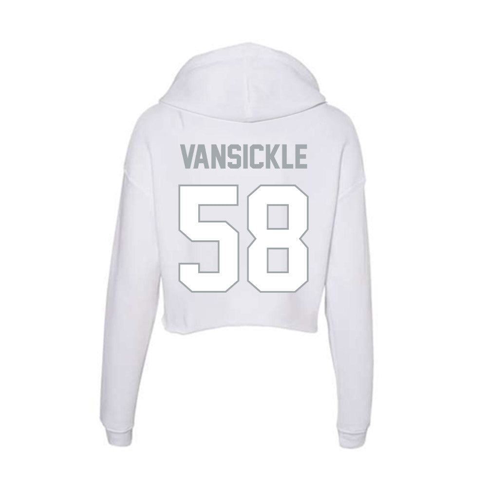 Ohio State - NCAA Football : Gabe VanSickle - Women's Crop Fleece Hooded Sweatshirt-1