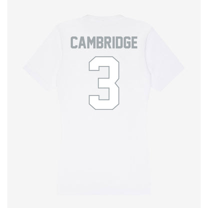 Ohio State - NCAA Women's Basketball : Kennedy Cambridge - Women's V-Neck T-Shirt-1