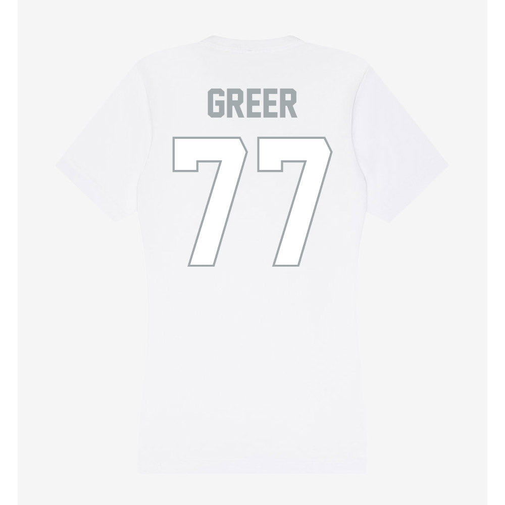 Ohio State - NCAA Football : Sam Greer - Women's V-Neck T-Shirt-1